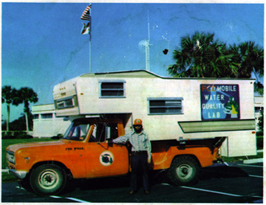 Color photograph of mobile laboratory